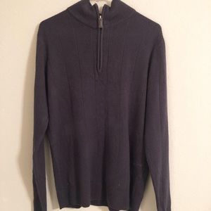 Oscar De La Renta Zip Pullover Cardigan